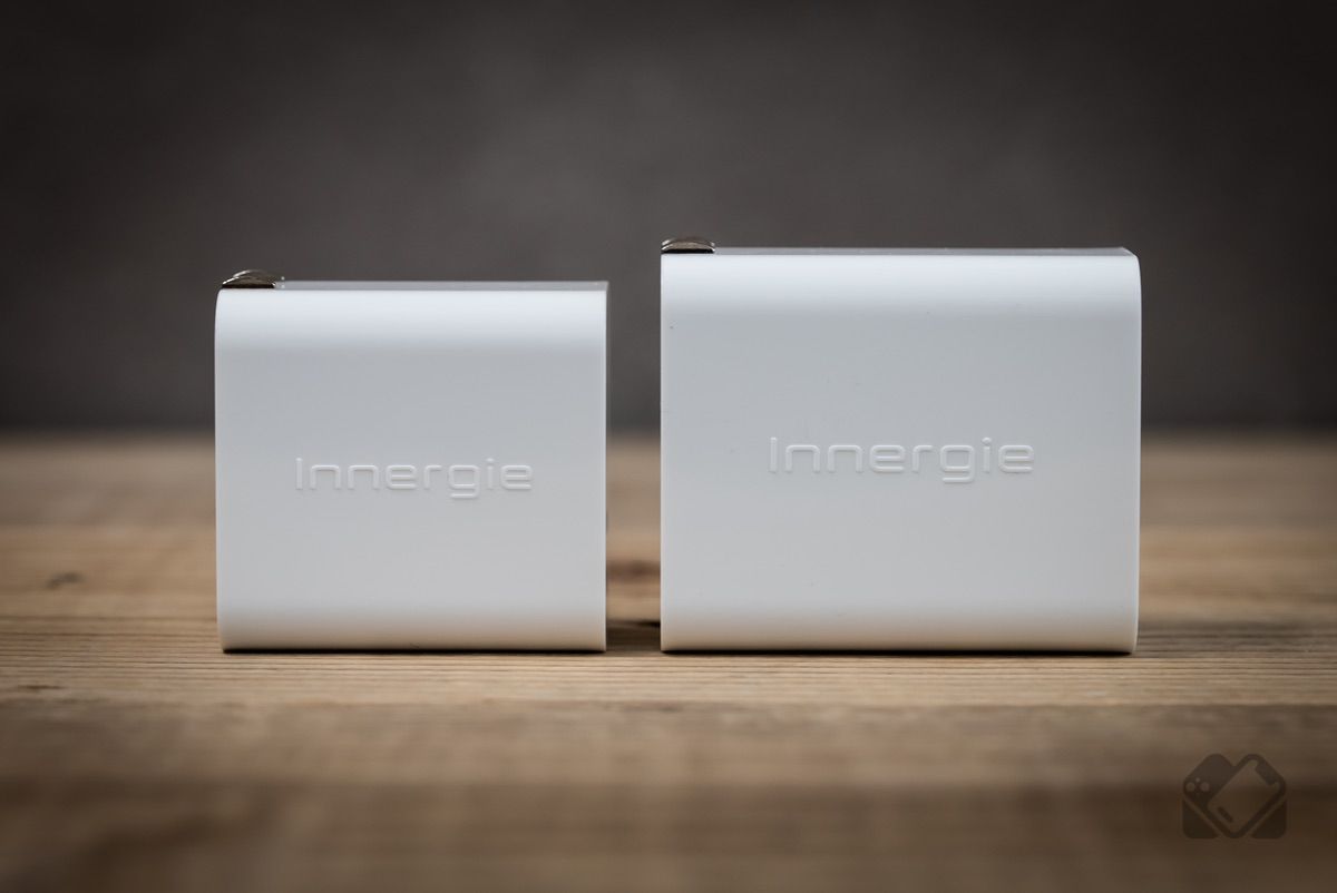 Innergie C3 DuoとC6 Duoのサイズ比較②